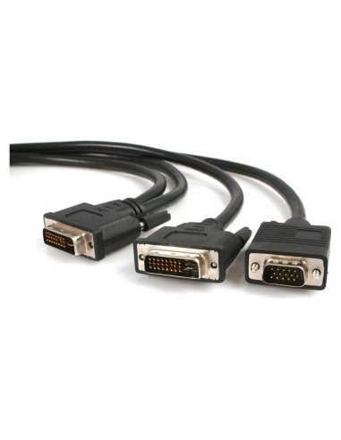 Cable Divisor de Video DVI-I a DVI-D y VGA 1.83 m StarTech