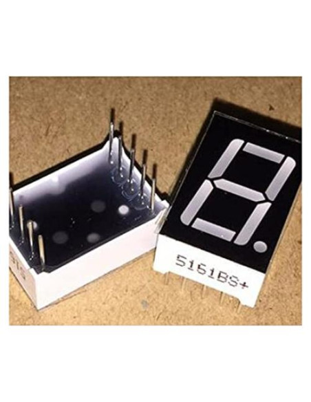 20 Piezas Pantalla LED 7 Segmentos 0.56" Rojo iProtool