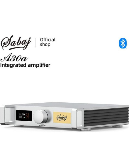 Amplificador Hi-Fi Sabaj A30a 200W, USB, Bluetooth, Coaxial