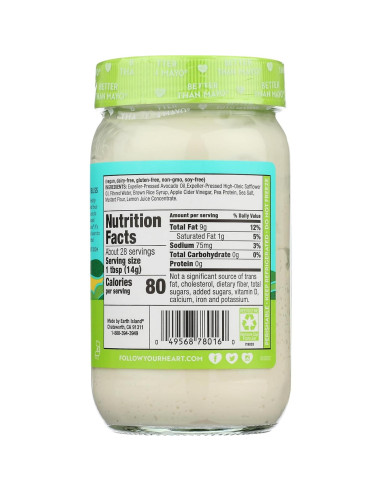 Vegenaise Aceite de Aguacate 473ml Sigue Tu Corazón