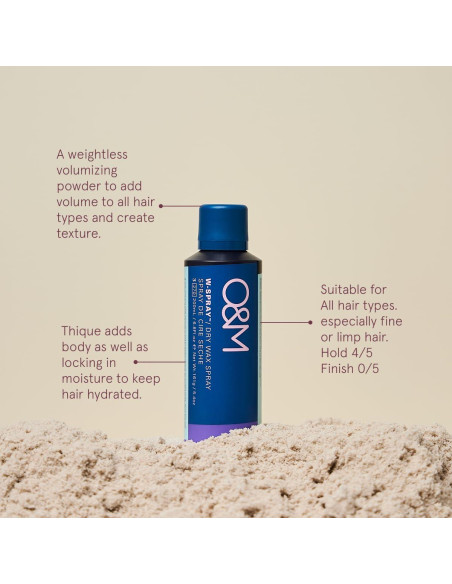 O&M W-Spray Cera Voluminizadora para Cabello 200ml