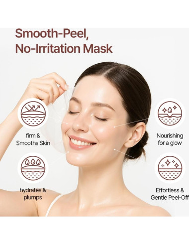 Mascarilla Facial Nocturna FARMSTAY Arroz y Ácido Hialurónico 150ml