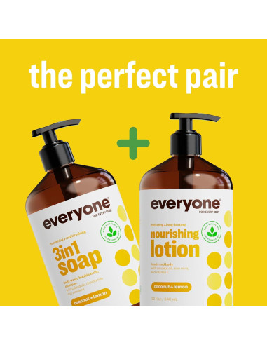 Loción 2 en 1 Everyone Coco y Limón 946 ml Hipoalergénica