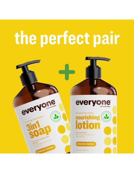 Loción 2 en 1 Everyone Coco y Limón 946 ml Hipoalergénica