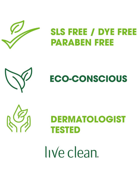 Champú Detox Live Clean Vinagre de Manzana 355 ml Vegano