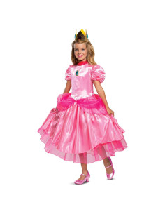 Disfraz de Princesa Peach Deluxe para Niñas - Disfraz Oficial de Nintendo