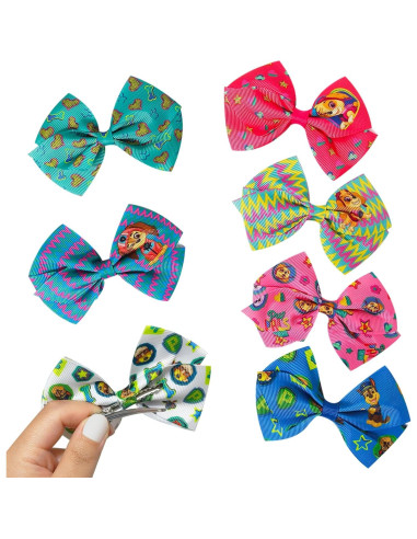 Clips de Pelo LUV HER Paw Patrol - 7 Lazos Antideslizantes 10.16 cm