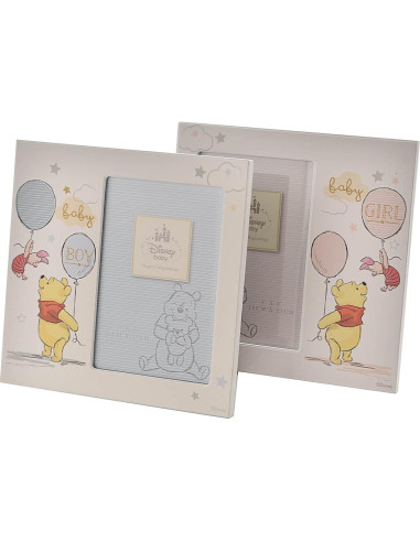 Marco de Foto Winnie The Pooh y Piglet Happy Homewares 18.5x18.5 cm