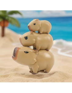Conjunto de Figuras de Capybara Solvexa - 7 Miniaturas Decorativas 2
