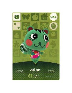 Tarjeta Amiibo Nintendo Animal Crossing Happy Home Designer 063/100