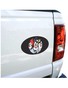 Imán Ovalado de Vinilo Animaniacs Graphics & More 17.8x10.2cm 2