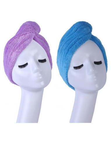 Toalla Turbante Microfibra YYXR - Súper Absorbente 2 Piezas