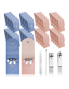 10 Sets de Cortauñas HAIFOTRVA de Acero Inoxidable Portátil