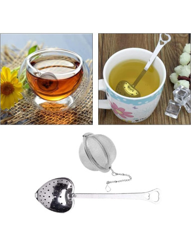 Paquete de 4 Infusores de Té Acero Inoxidable YUANHONGJIAN