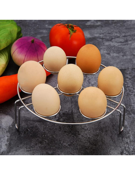 Juego de Cestas de Vapor Acero Inoxidable 21x6cm para Instant Pot