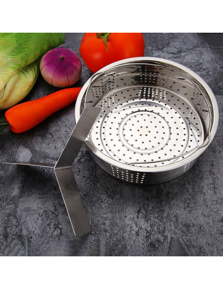 Juego de Cestas de Vapor Acero Inoxidable 21x6cm para Instant Pot