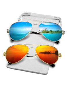 Gafas de sol AIEYEZO aviador polarizadas UV400 unisex