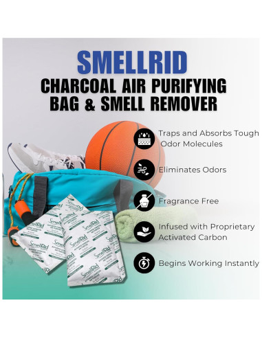 Bolsa Purificadora de Aire SMELLRID 250g - Eliminador de Olores Natural