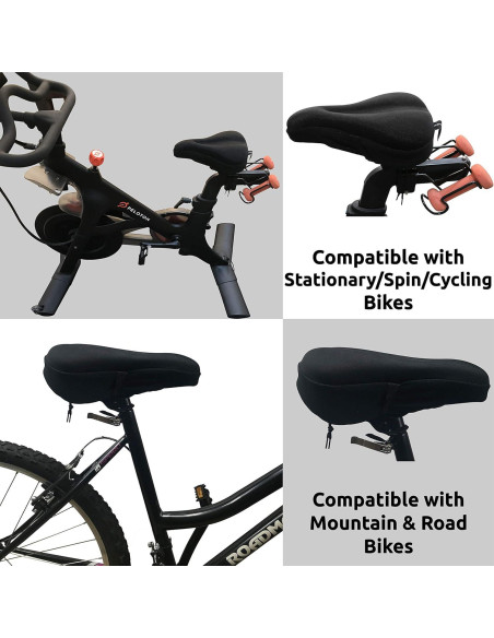 Cojín de Asiento de Bicicleta Temple Tape Elite 28.5x18.5cm Gel