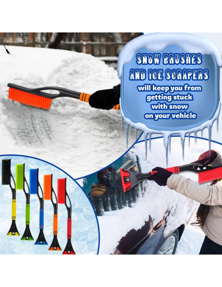 20 Raspadores de Hielo y Cepillos de Nieve Uiifan 60 cm