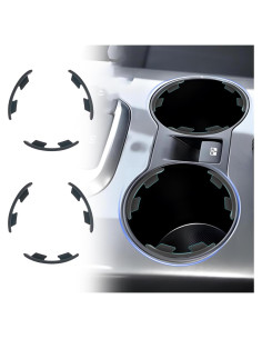 6 Inserciones de Silicona para Portavasos de Coche YGDMD