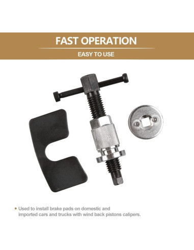 Herramienta de Retroceso de Pistón de Freno YanTone Universal