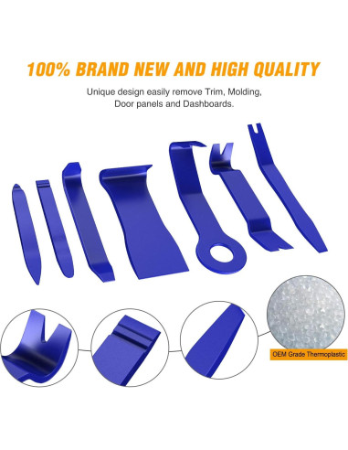 Set 8PCS Herramienta de Eliminación de Rayones GOOACC GRC-90 Azul