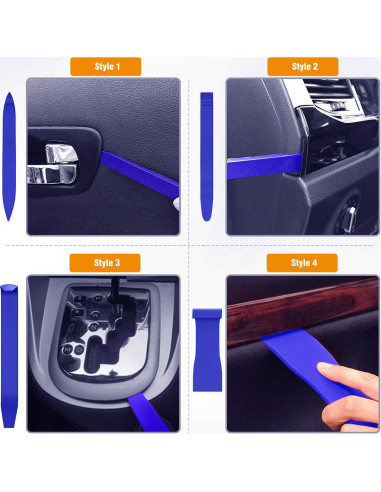 Set 8PCS Herramienta de Eliminación de Rayones GOOACC GRC-90 Azul