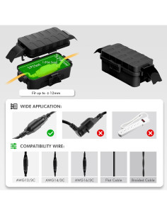Caja Eléctrica Exterior Restmo IP55 con Cubiertas Desmontables 2