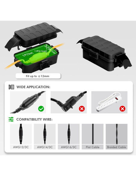 Caja Eléctrica Exterior Restmo IP55 con Cubiertas Desmontables