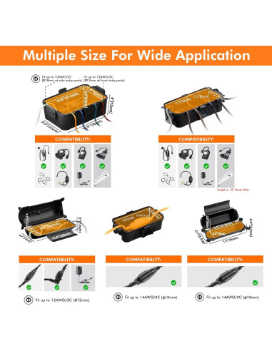 Caja Eléctrica Exterior Restmo IP55 con Cubiertas Desmontables