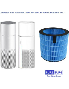 Filtros de Humidificador Pureburg 2-Pack Compatibles Afloia MIRO PRO KILO PRO 2