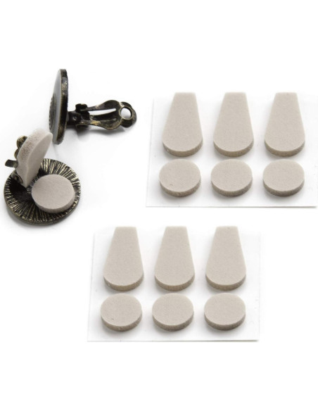Almohadillas Adhesivas E'arrs para Pendientes de Clip - 3 Pares