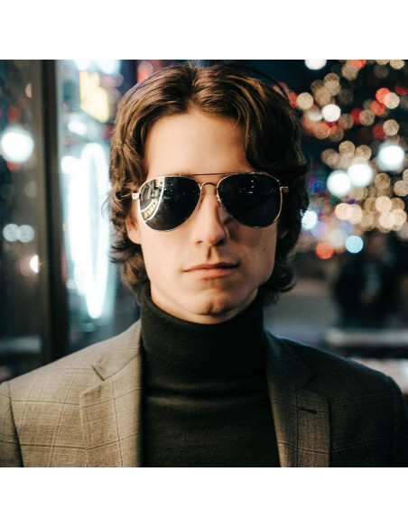 Gafas de sol AIEYEZO aviador polarizadas UV400 unisex