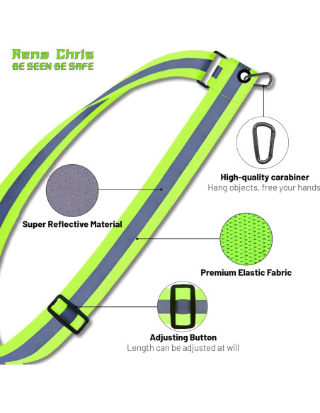 Equipo de Correr Reflectante Rena Chris - 3 Piezas Ajustables