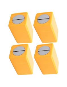 Contenedor de Desecho para Cuchillas WOFASHPURET Amarillo 4 Pcs
