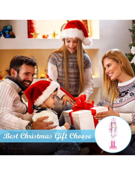 Cascanueces Navideño MicoSim 35.5 cm Decoración de Madera