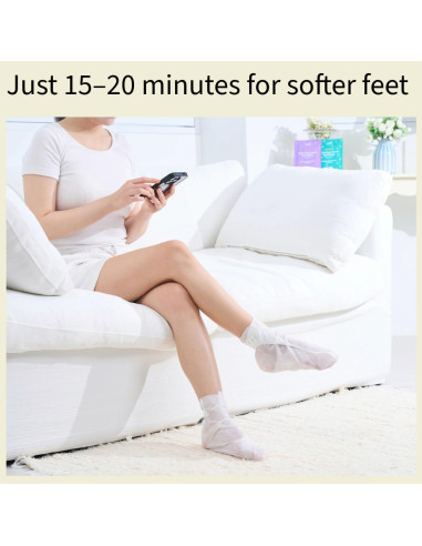 Mascarilla Hidratante para Pies Codi Nueva York 6 Pares Lavanda