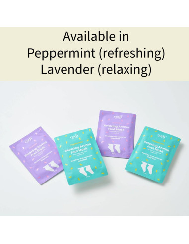 Mascarilla Hidratante para Pies Codi Nueva York 6 Pares Lavanda