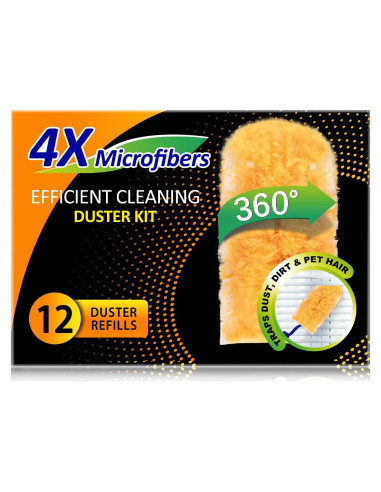 Recargas de Duster LANARP 12 Piezas + Mango Extensible 360