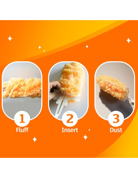 Recargas de Duster LANARP 12 Piezas + Mango Extensible 360