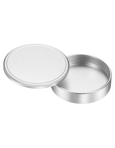 Tapa de lente de metal PATIKIL 39mm x 1mm plata
