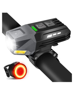 Juego de luces recargables para bicicleta Easymaxx - 5000 lúmenes