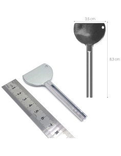 Juego de 2 Llaves de Acero Inoxidable para Exprimir Tubos 2
