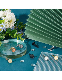 Kit de Gemelos Redondos UNICRAFTALE 12 Sets Acero Inoxidable 2