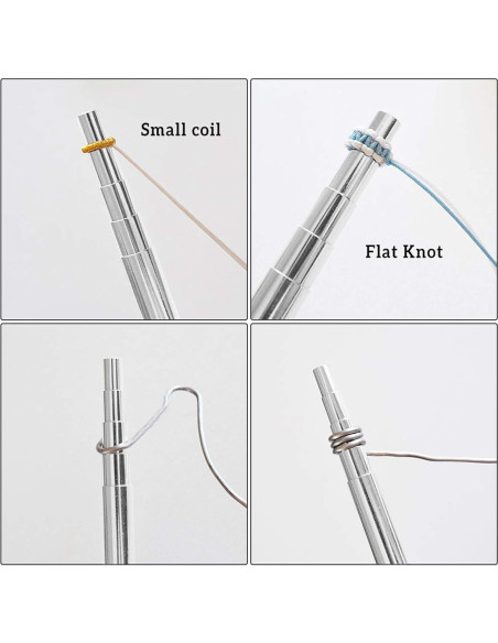 BENECREAT Juego de Herramientas para Joyería - 2 Mandriles y Alicate 6 en 1