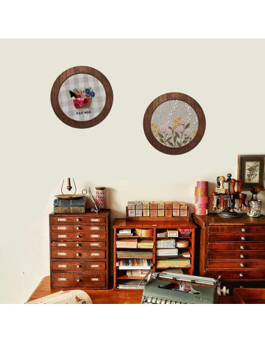 Juego de 3 Marcos de Bordado Redondos JoyHuaTrade 15.2 cm