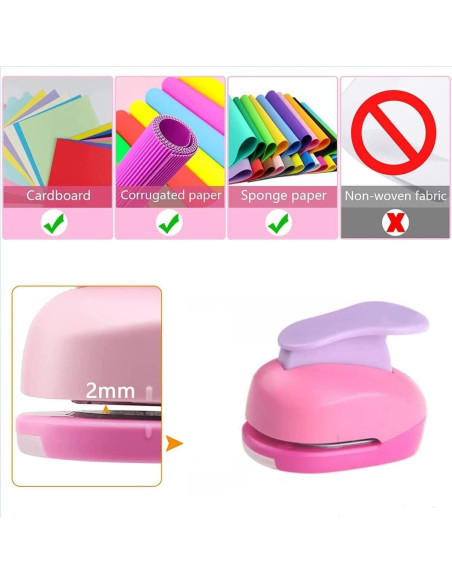 Perforadora de Papel CADY Crafts 5/8" Manual Multicolor