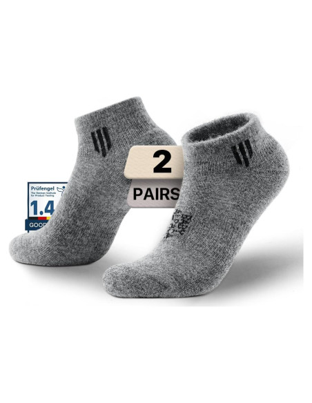 Calcetines de Tobillo de Alpaca Juclise - Transpirables y Antiblastrados