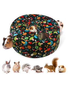 Casa Túnel para Cobayas PETSPLANET Hongo Verde Oscuro 45.72 cm